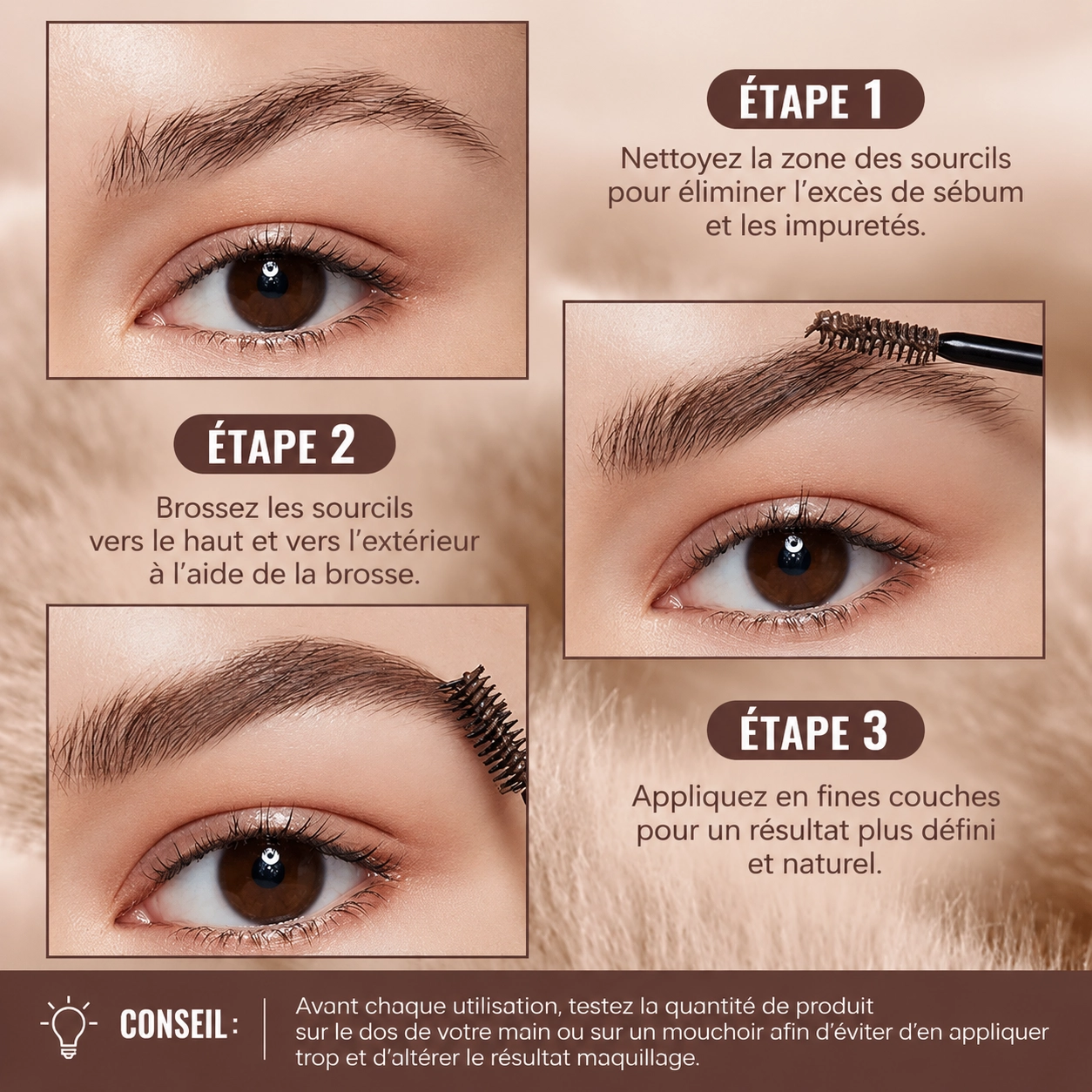 Application mascara sourcils Browlast
